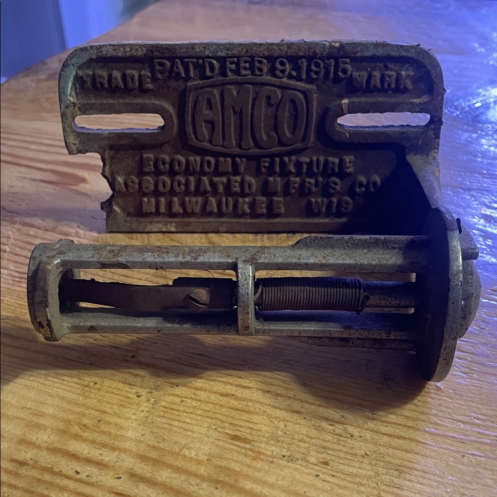 Antique Amco Metal  Toilet Paper Holder